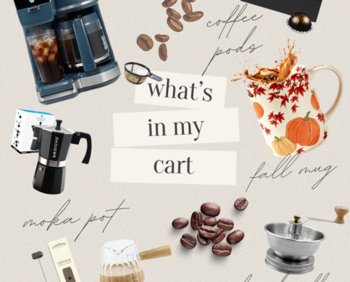 What's in my cart? cover photo collage