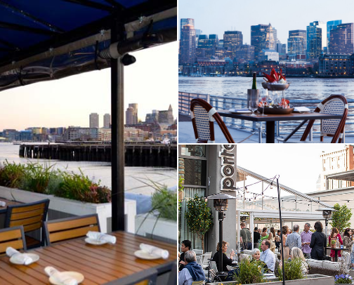 best patios in boston cover photo collage
