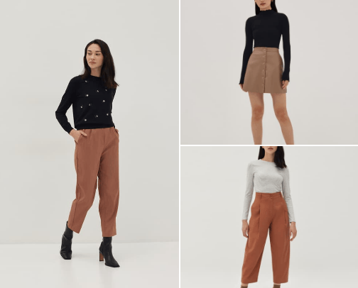 Fall Winter women fashion cover photo collage