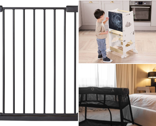 Everything you need for a mobile baby at home cover photo collage