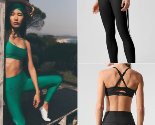 My Favorite Alo Yoga Activewear cover photo collage