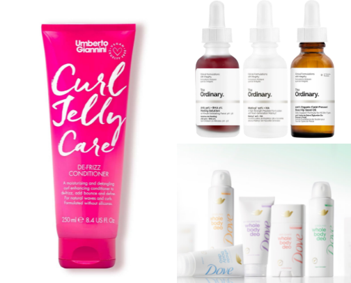 Favorite Beauty Products cover photo collage
