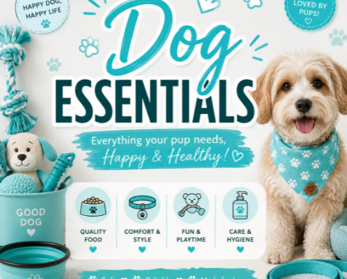 🐶 Dog Essentials cover photo collage