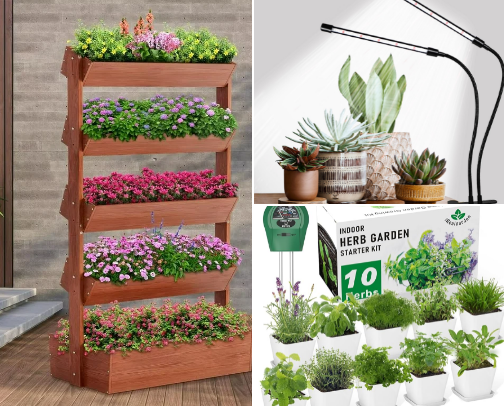 Genius Tools & Supplies for Balconies, Patios & Indoor Gardens cover photo collage