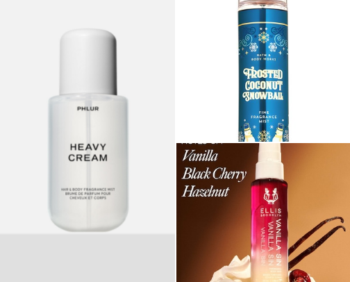 Gourmand Body Sprays and Perfumes cover photo collage