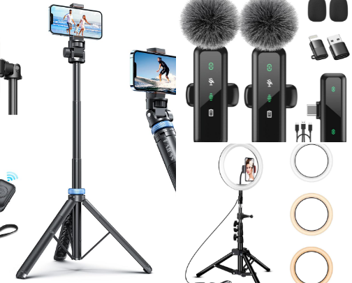 Content Creator & Digital Entrepreneur Essentials 🎥💻 cover photo collage