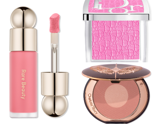 The Blush Everyone's Obsessed With: 15 Cult Liquid Blushes, Cheek Stains & Powder Flushes Worth the Hype cover photo collage