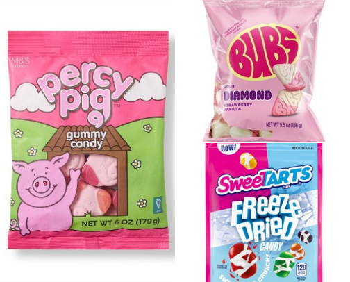 Target candy MUSTS cover photo collage