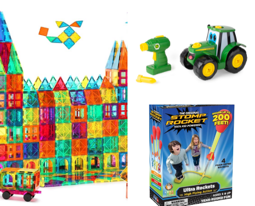 Toys my kids actually play with! cover photo collage