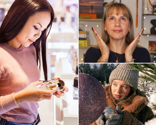 Skin care cover photo collage