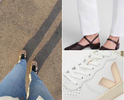 Cute Shoes You Can Walk Miles In (Mom + Travel Approved) cover photo collage