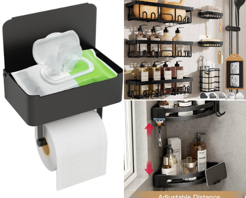Small Bathroom & Kitchen Storage cover photo collage