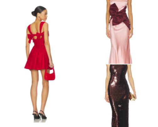 Stunning Christmas Dresses for the Holidays cover photo collage