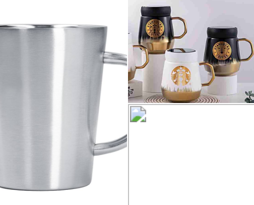 Stainless Steel Coffee Mug Hot&Cold for Coffee Lovers cover photo collage