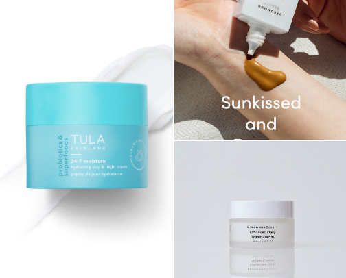 Skin care cover photo collage