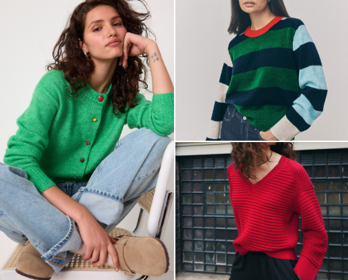 Plus Size Knitwear Must Haves for Lovers of Colour! cover photo collage
