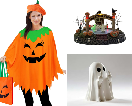 Haloween Decorations,
Costumes and Makeups cover photo collage