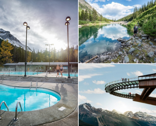 Jasper National Park cover photo collage