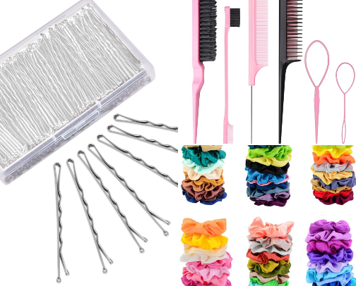 My curly hair essentials cover photo collage