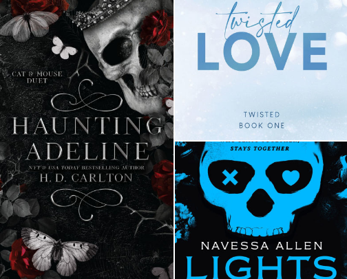 Dark Romance Reads For My BookTok Fans! cover photo collage