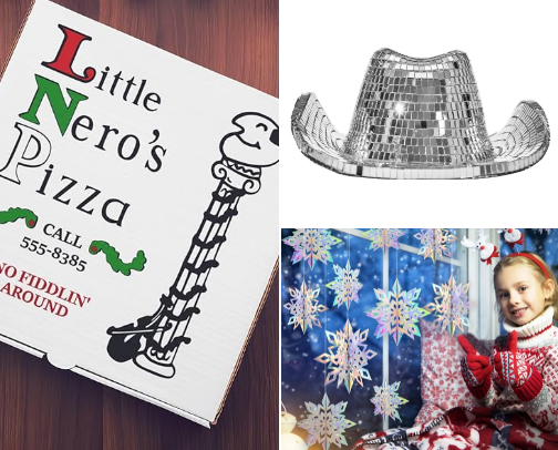 Tween Winter Birthday Party cover photo collage