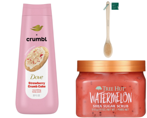 my current selfcare shower routine 🧖‍♀️🚿🧼 cover photo collage