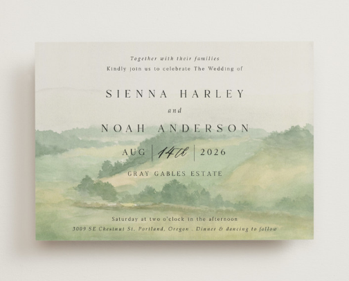 Wedding invitation cover photo collage