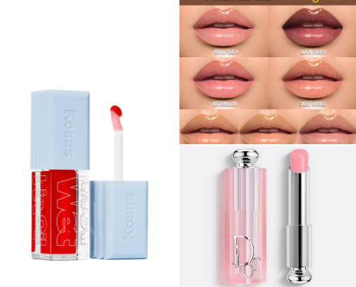Lips Galore 💋 cover photo collage