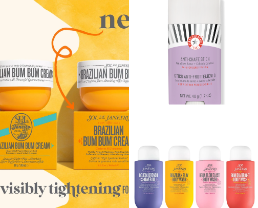 Skincare cover photo collage