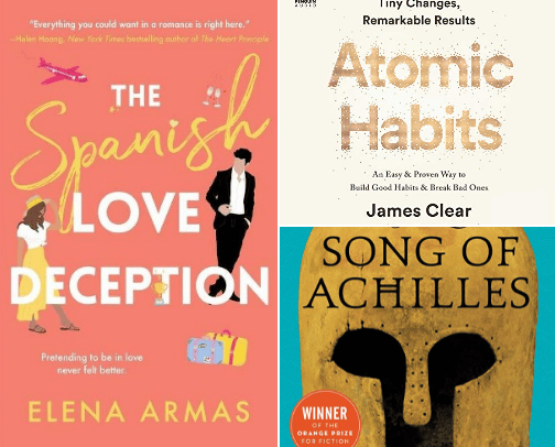 Recently Read cover photo collage