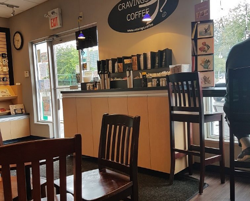 Coffee shop cover photo collage