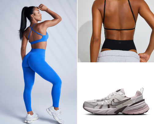 Workout clothes/shoes for the girlies cover photo collage