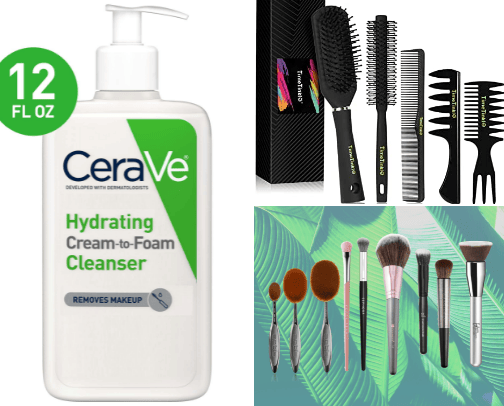 Beauty products im in love with cover photo collage