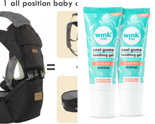 Postpartum & Baby Essentials cover photo collage