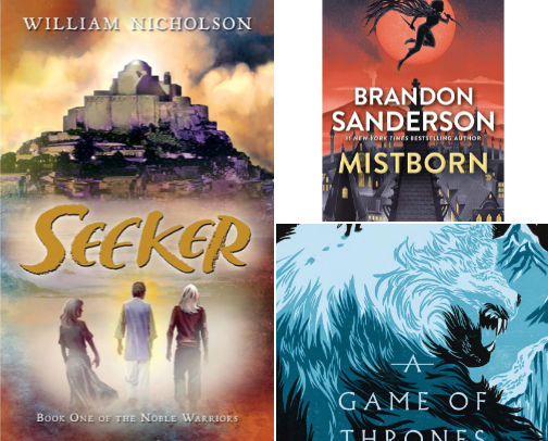 Fantasy books that ate so hard, you'll never forget them. cover photo collage