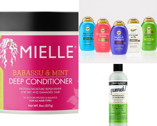 Hair Products - Type 3c Hair is a workout iykyk cover photo collage