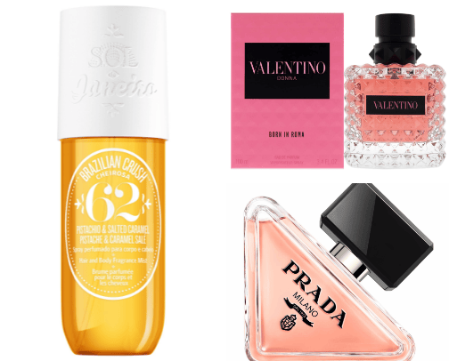My favourite fragrances cover photo collage