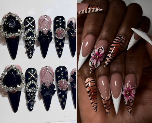 Nail design ideas 💅🏾 cover photo collage