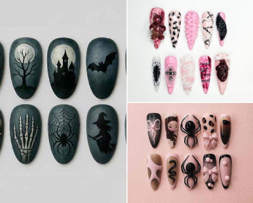 Nail design ideas 💅🏾 cover photo collage