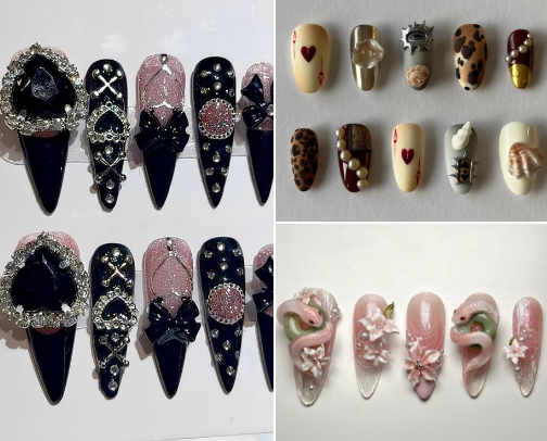 Nail design ideas 💅🏾 cover photo collage