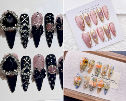 Nail design ideas 💅🏾 cover photo collage