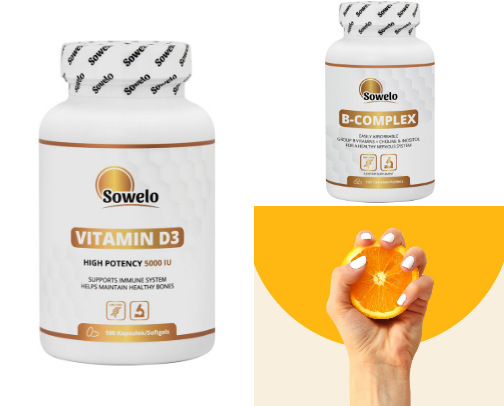 Essential Vitamins & Minerals cover photo collage