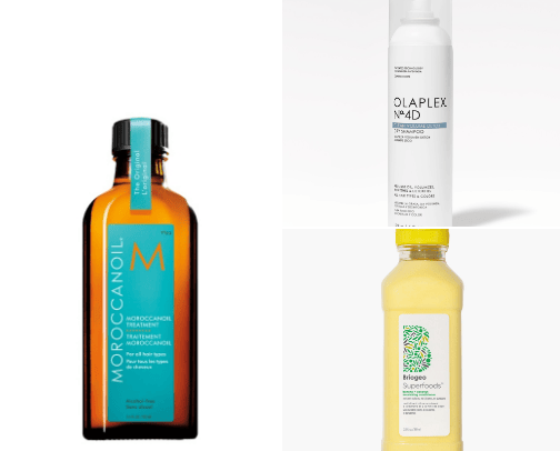 Hair products cover photo collage