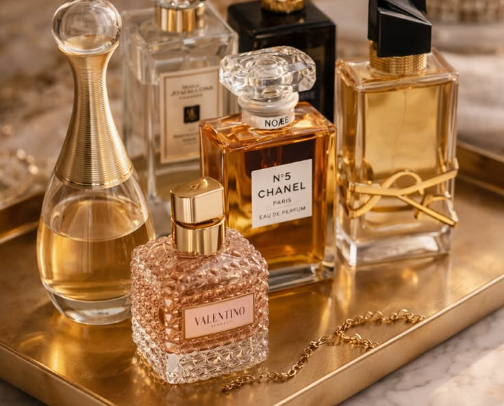 Kaitlin's signature scents cover photo collage