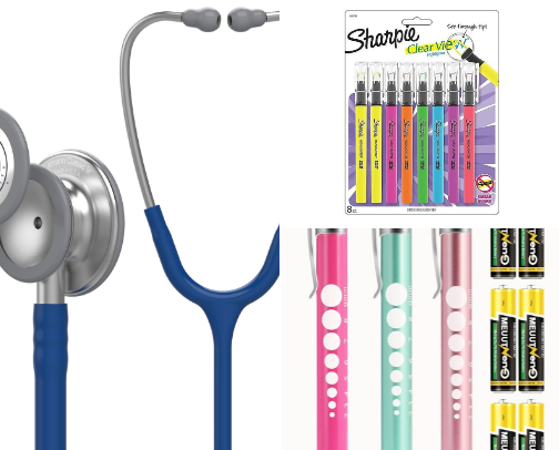 Nursing school must haves cover photo collage