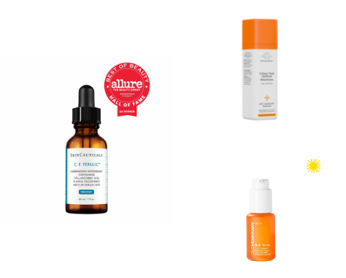 Vitamin C Skincare Products That Are Worth Trying cover photo collage