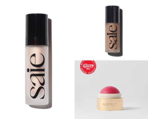 everyday makeup products cover photo collage