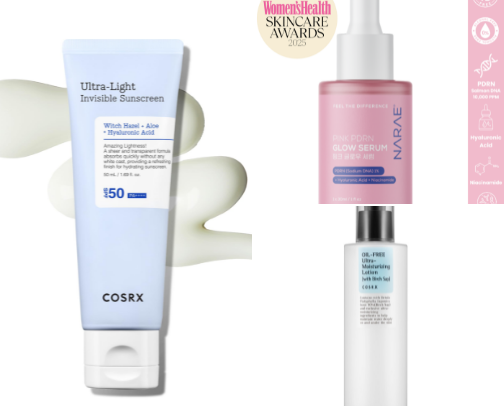 Korean Skincare cover photo collage
