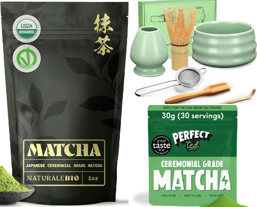 My Matcha Essentials: Ceremonial Matcha, Tools & Wellness Must-Haves cover photo collage