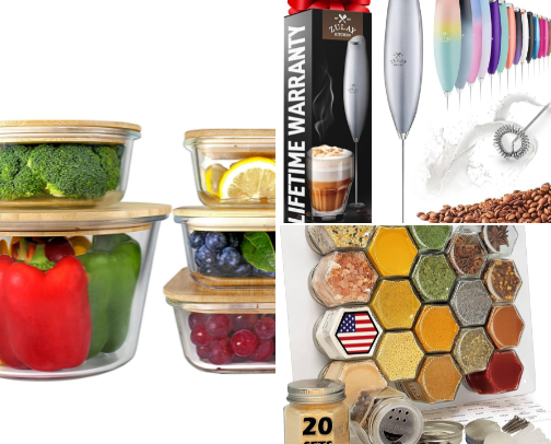Amazon Kitchen Essentials – Cute & Useful cover photo collage